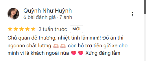 Customer review 1
